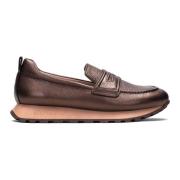 Hispanitas Brun Sport Moccasin med Kedjedetalj Brown, Dam