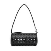 Alaïa Svart Mini Tube Vienne-mönster Läder Väska Black, Dam