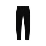 Amiri Svarta Skinny Stack Jeans Black, Herr