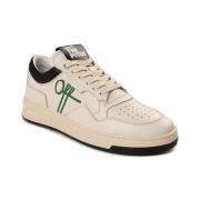 Off The Pitch Herr Beige/Svart Full Stop Sneakers Beige, Herr