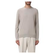 Z Zegna Cashmere och Siden Turtleneck Beige, Herr