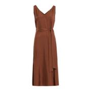 IVY OAK Midi Dresses Brown, Dam