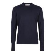 Ballantyne Round-neck Knitwear Blue, Herr