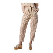 Mes Demoiselles Wide Trousers Beige, Dam