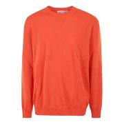 Comme des Garçons Herr Stickad Cardigan Jeans Orange, Herr