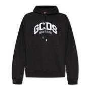 Gcds Hoodie med logotyp Black, Herr