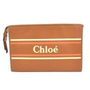 Chloé Pre-owned Pre-owned Läder kuvertvskor Brown, Dam