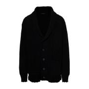 Tagliatore Svarta Sweaters Black, Herr