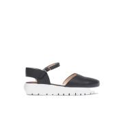 Wonders Urban Babi Sandal med Sidospänne Stängning Black, Dam