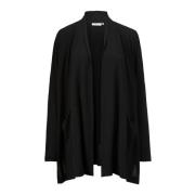 Masai Stilfull Öppen-Front Cardigan Black, Dam