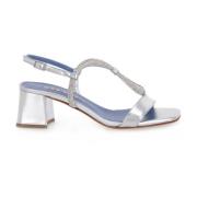 Albano High Heel Sandals Gray, Dam