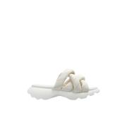 Moncler Sliders Beige, Dam