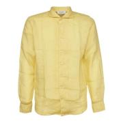 Gran Sasso Casual Shirts Yellow, Herr