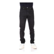 Dondup Slim-Fit Svarta Jeans Black, Herr