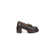 Emanuelle Vee Handgjorda Läder Mocassino Pumps Black, Dam