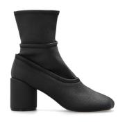 MM6 Maison Margiela Anatomiska klackade ankelboots Black, Dam