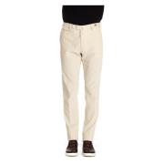 Tagliatore Klassiska Chinos Byxor White, Herr