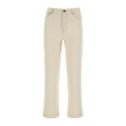 A.p.c. Ivory Denim Jeans - Melange Stil White, Dam