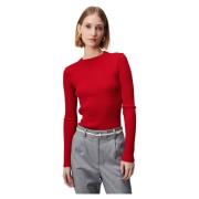 Jane Lushka Stilfull Röd Pullover Red, Dam