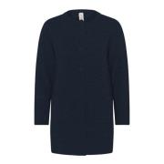 Skovhuus Round-neck Knitwear Blue, Dam