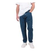 Edwin Straight Jeans Blue, Herr