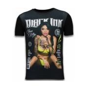 Local Fanatic Black Ink Crew Digital Rhinestone - Herr T Shirt - 5984 ...