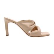 March23 Heeled Mules Beige, Dam