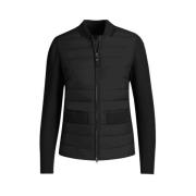 Parajumpers Polyester Taffeta Vadderad Dun Cardigan Black, Herr