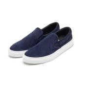 Diemme Navy Suede Slip-On Sneakers Blue, Herr