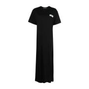 Msgm Maxi Klänning Black, Dam