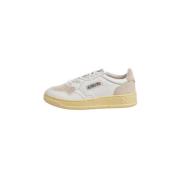 Autry Stiliga Låga Top Sneakers Beige, Dam