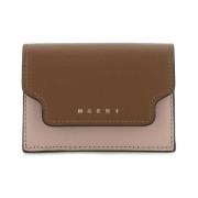 Marni Tri-Fold Wallet Brown, Dam