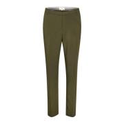 Part Two Slim-fit Byxor - Birdiepw Kollektion Green, Dam