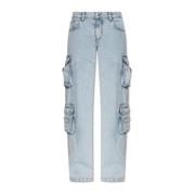 Misbhv Jeans med flera fickor Blue, Dam