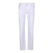 Jacob Cohën Vita Slim Fit Jeans för Män White, Herr