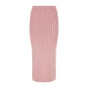 Alessandra Rich Maxi Skirts Pink, Dam