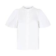 Co'Couture Topp med Kort Ärm - Stilfull och Bekväm White, Dam