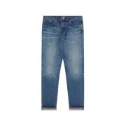 Edwin Straight Jeans Blue, Herr