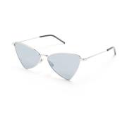 Saint Laurent Silver solglasögon, mångsidiga och stiliga Gray, Dam