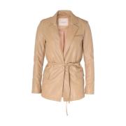 Twinset Kall Kameljacka Beige, Dam