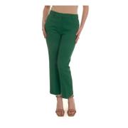 Max Mara Weekend Snygga Jersey Capri Byxor Green, Dam