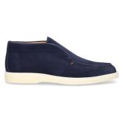 Santoni Desert Boot Mocka Ankelboots Blue, Herr