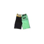 Marine Serre Unika Unisex Casual Shorts Green, Unisex