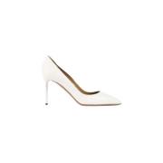 Aquazzura Vita Läderklackar - Purist Pump 85 White, Dam