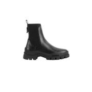 Moncler Svarta Chelsea Larue Ankelboots Black, Dam