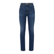 Jacob Cohën Högmidjade Gröna Jeans Blue, Dam