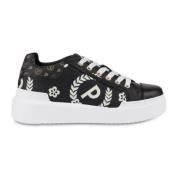 Pollini Heritage Day SI Sneakers med Macro Mönster - Storlek 39 Black,...