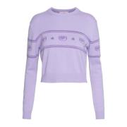 Chiara Ferragni Collection Knitwear Purple, Dam