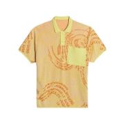 Jacquemus Logo Twist Polo Shirt Yellow, Herr