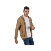 Gran Sasso Zip-through Sweatshirt Brown, Herr